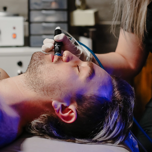 Hydrafacial back treatment at Natural Body Spa & SkinReMEDI