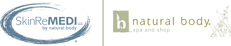 SkknReMEDI and Natural Body spa logos